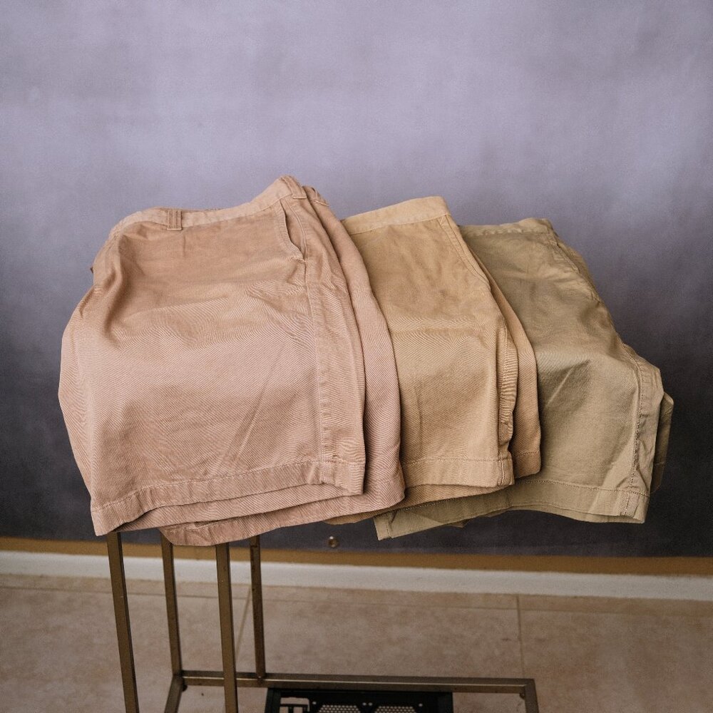 J.Crew Men’s Chino Shorts 3-Pack (Sizes 36–38)